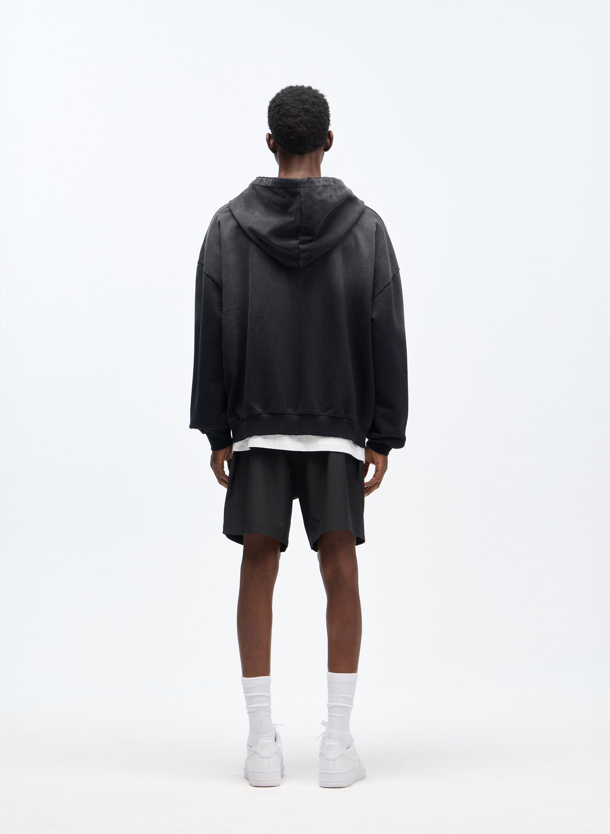Script Zipped Hoodie